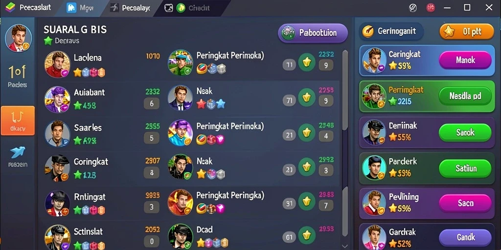 k234 - Karakter unik yang bisa Anda pilih dan kustomisasi.