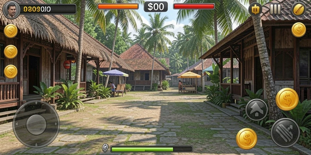tempur99 - Grafis yang memukau dengan efek visual yang mengesankan.